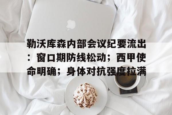 开云体育下载-关于勒沃库森内部会议纪要流出：窗口期防线松动；西甲使命明确；身体对抗强度拉满的信息